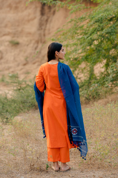 Orange Kurta