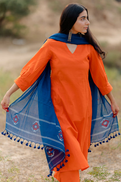 Orange Kurta