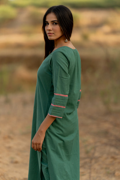 Fern Green Kurta Set