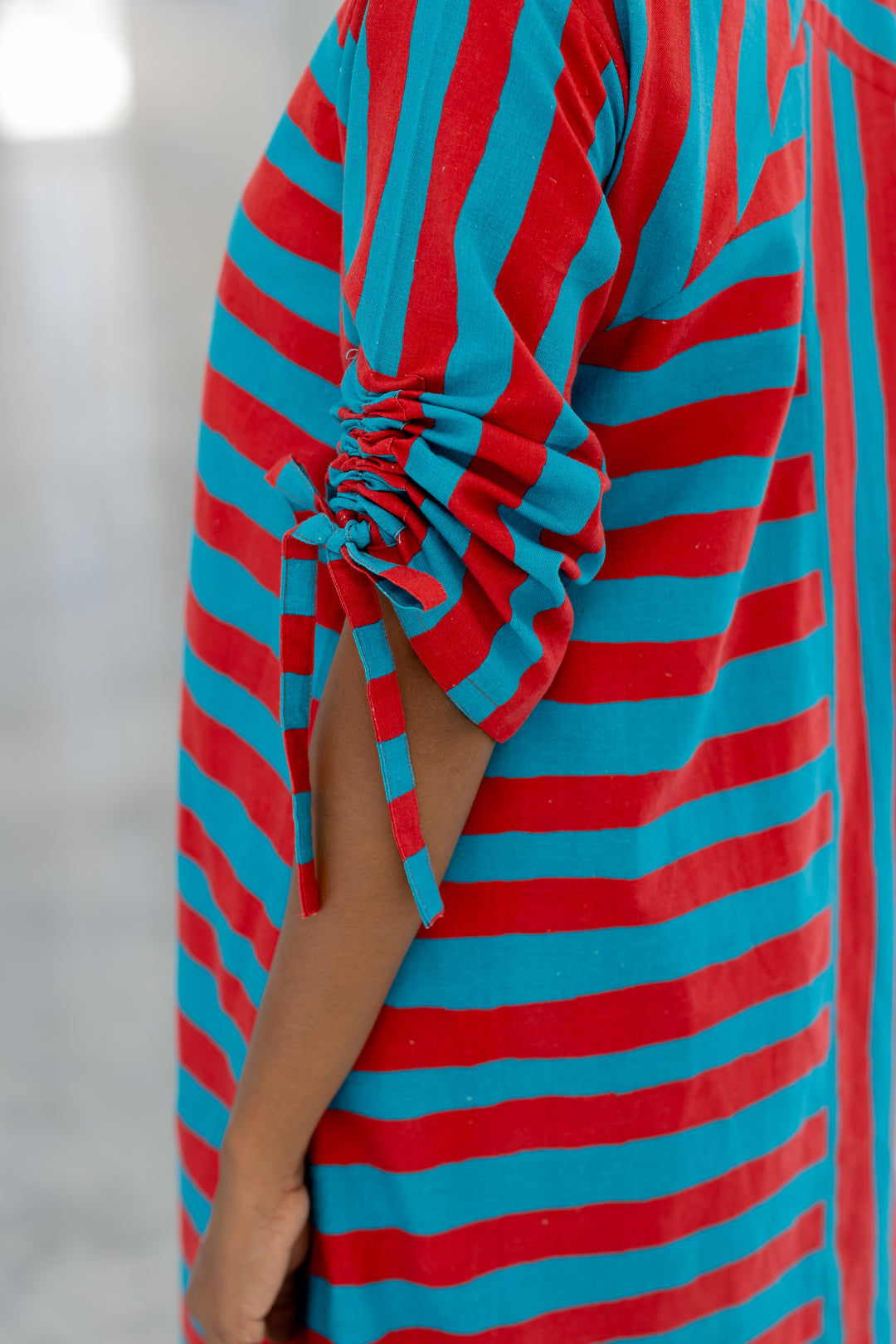 Poppy and Blue Stripe Tunic