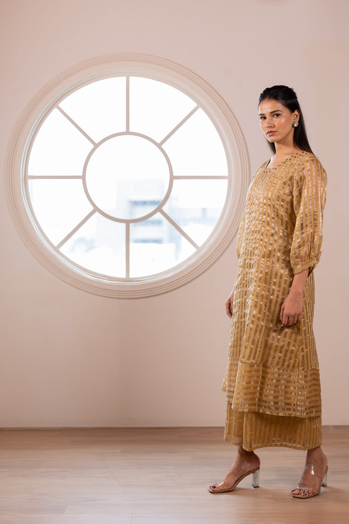 Praavi Striped Kurta Set