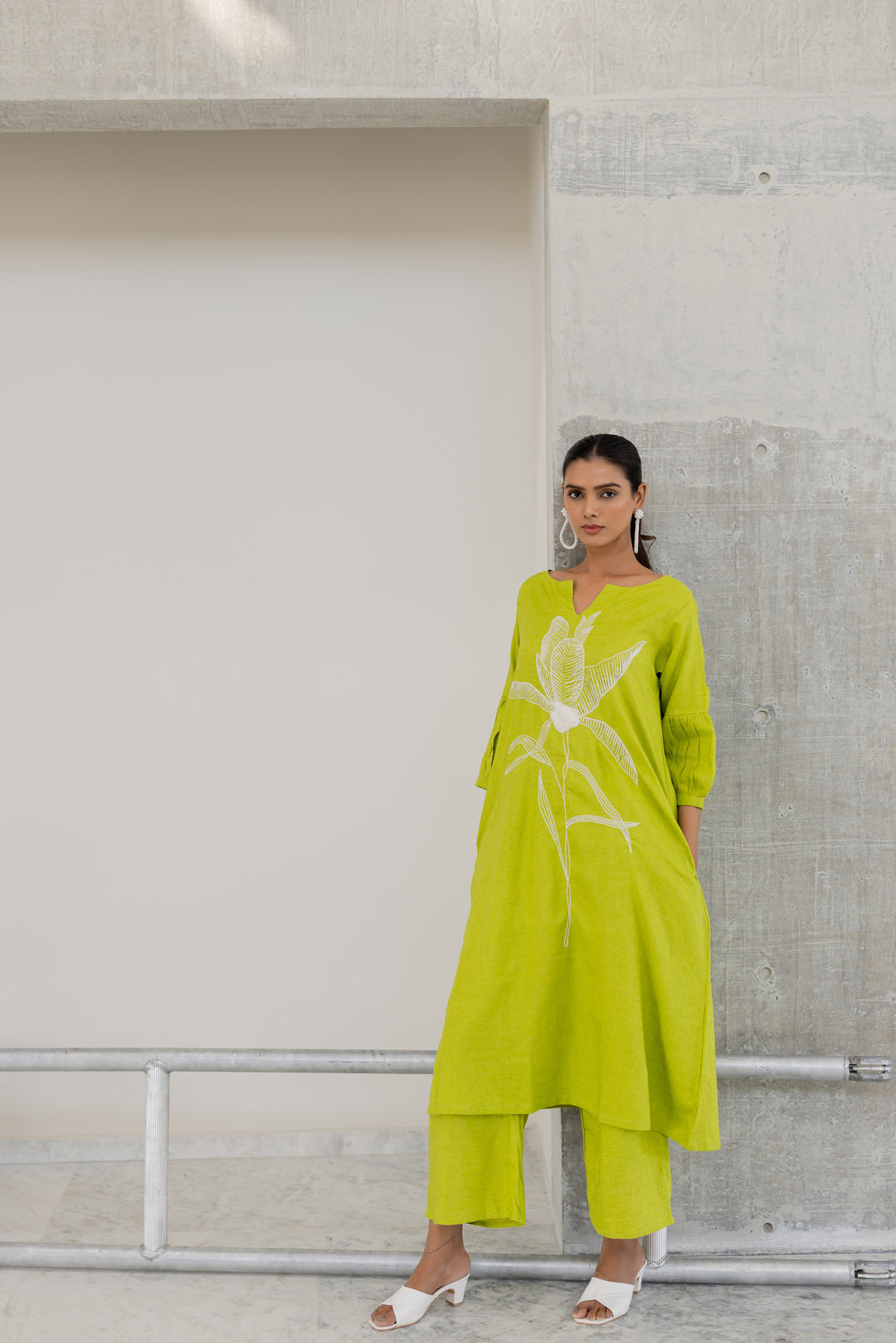 Matcha Bloom Kurta