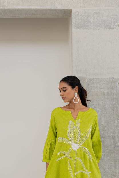 Matcha Bloom Kurta