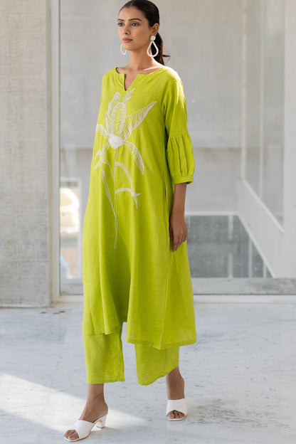 Matcha Bloom Kurta