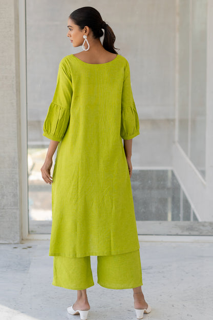 Matcha Bloom Kurta Set