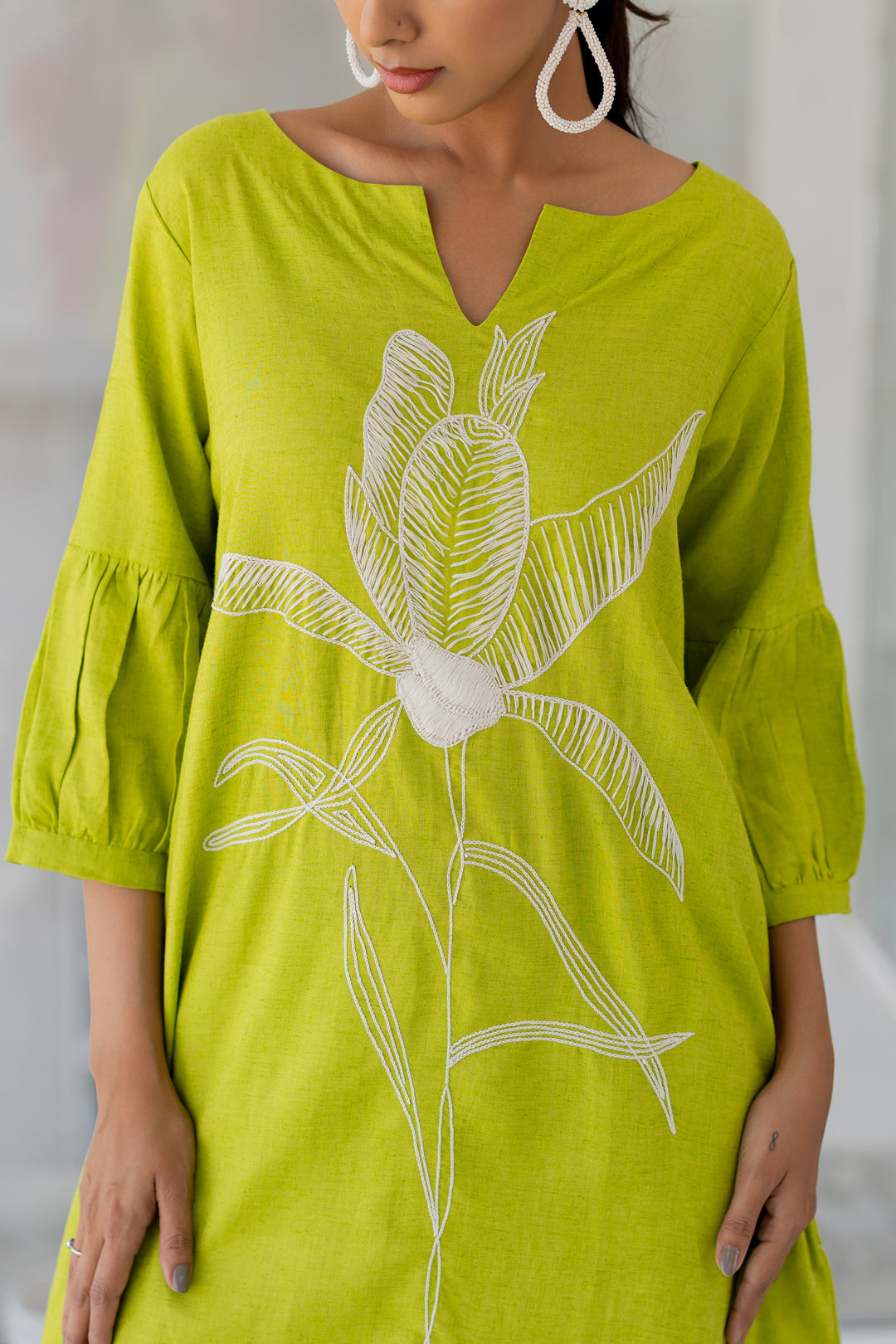 Matcha Bloom Kurta