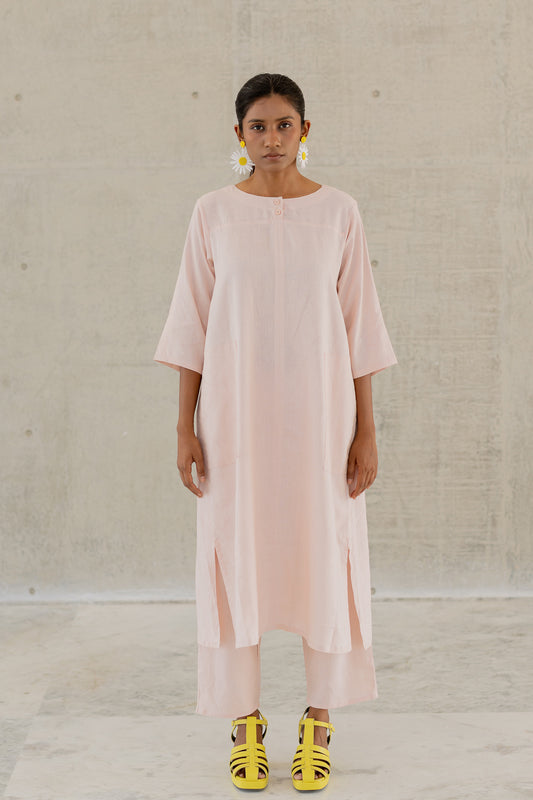 Oyster Pink Kurta