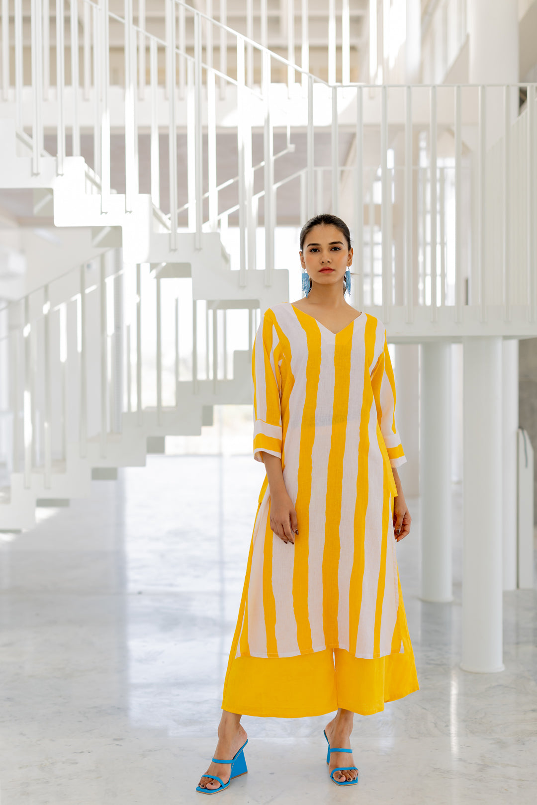 Lemonberry Box Slit Kurta