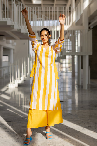 Lemonberry Box Slit Kurta