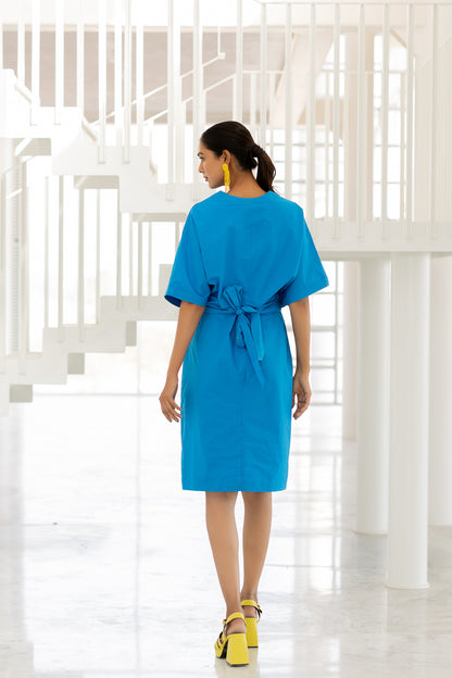 Azure Wrap Dress