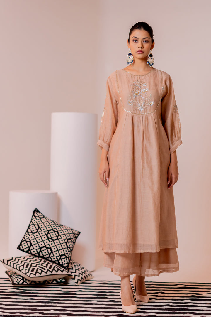 Avin Kurta Set with Organza Dupatta