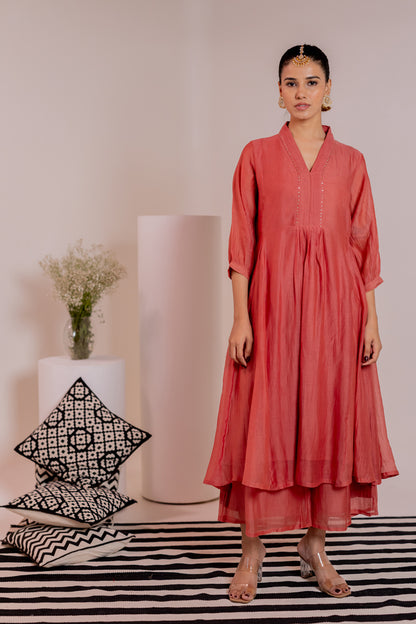 Taara Kurta Set with Chanderi Dupatta