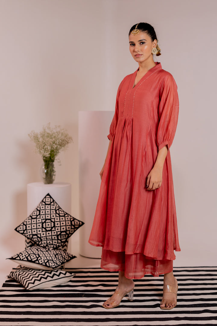 Taara Kurta Set with Chanderi Dupatta