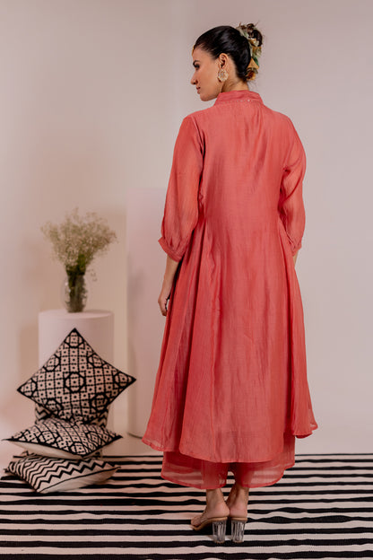 Taara Kurta Set with Chanderi Dupatta