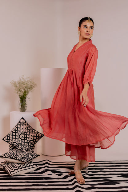 Taara Kurta Set with Chanderi Dupatta