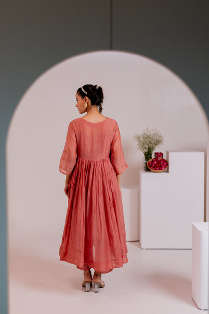 Naghma Kurta Set with Chanderi Dupatta