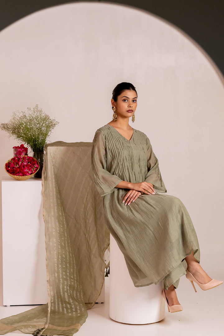 Kaper Kurta Set with Dupatta