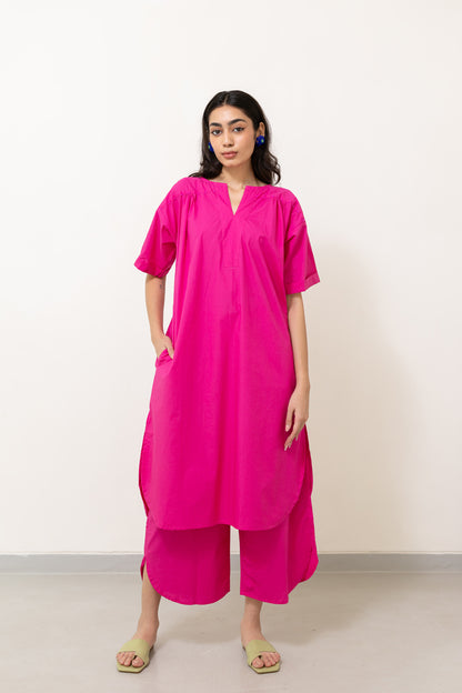 Fuchsia Tunic Co-ord