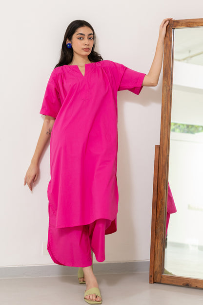 Fuchsia Tunic Co-ord