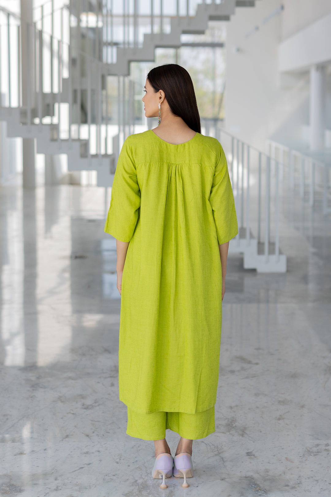 Avocado Green Kurta