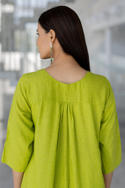 Avocado Green Kurta