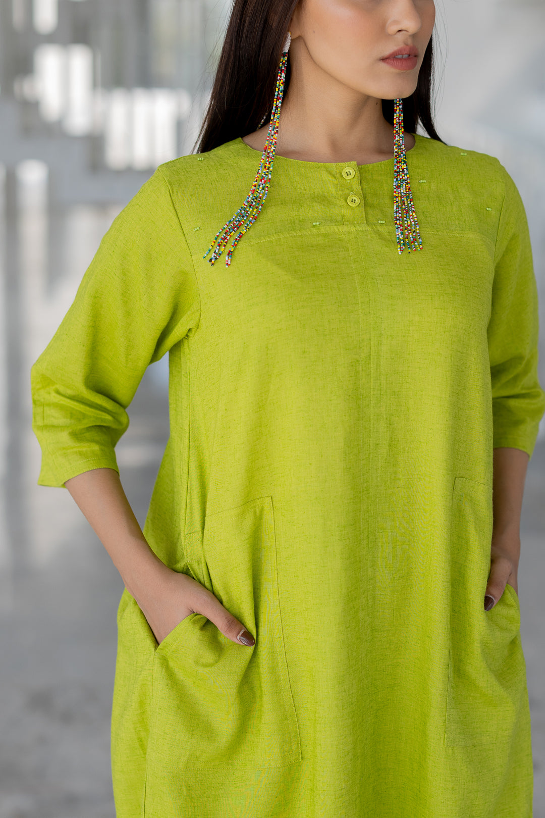 Avocado Green Kurta