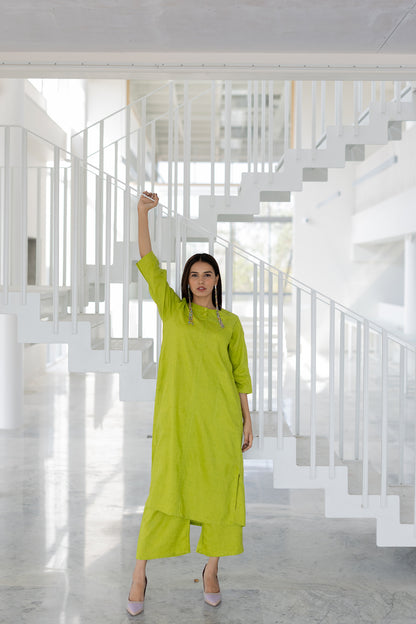 Avocado Green Kurta