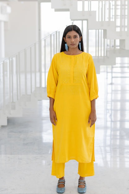 Sunflower Yellow Kurta