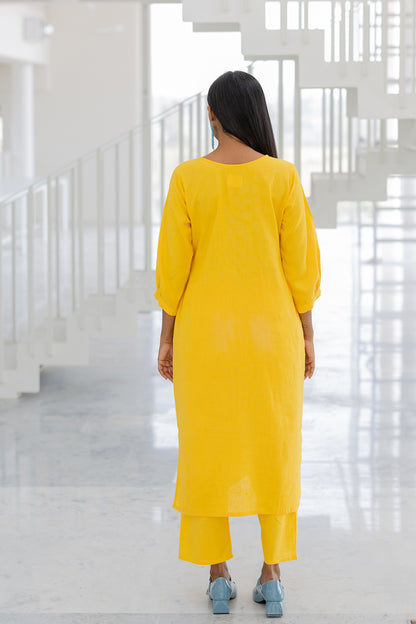 Sunflower Yellow Kurta