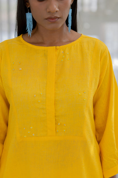 Sunflower Yellow Kurta