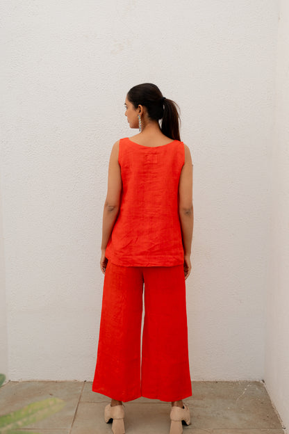 Scarlet Linen Co-Ord