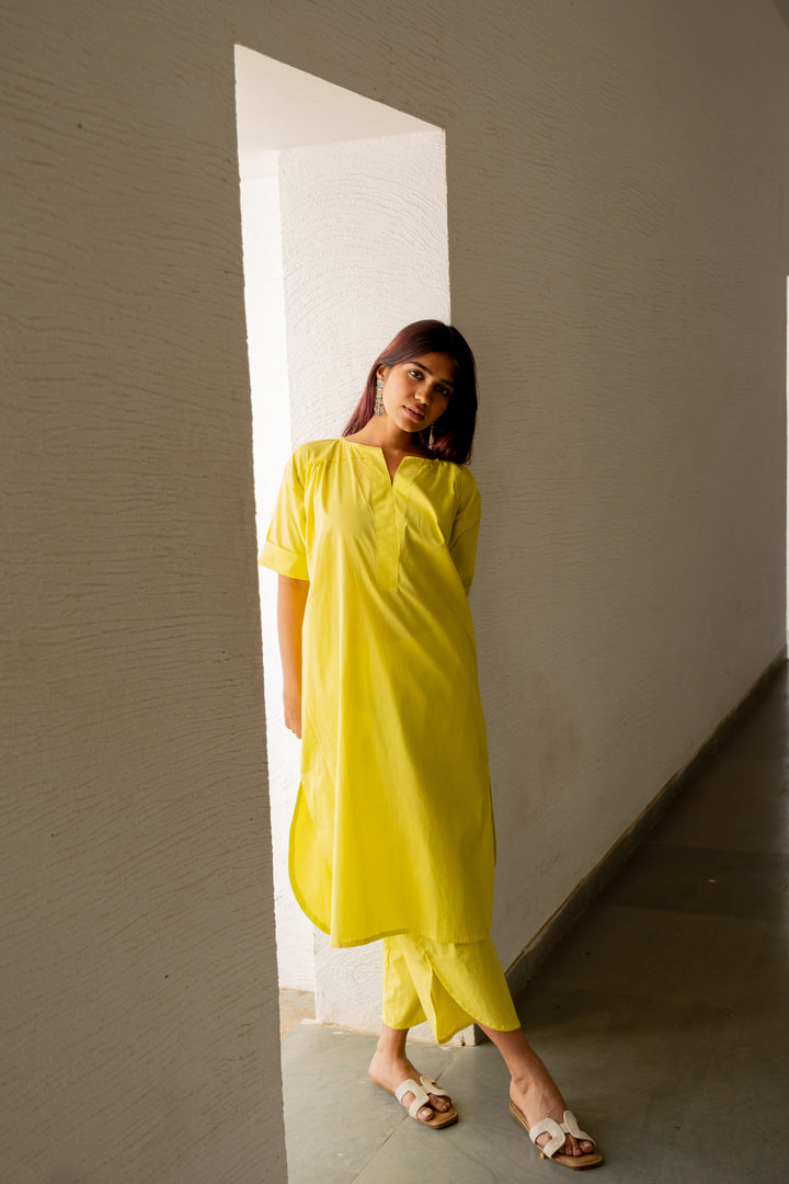 Neembu Yellow Tunic