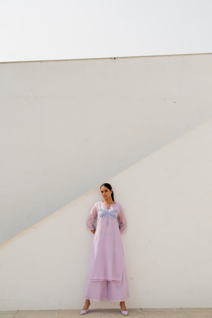 Dragonfly on a Thistle Kurta Set