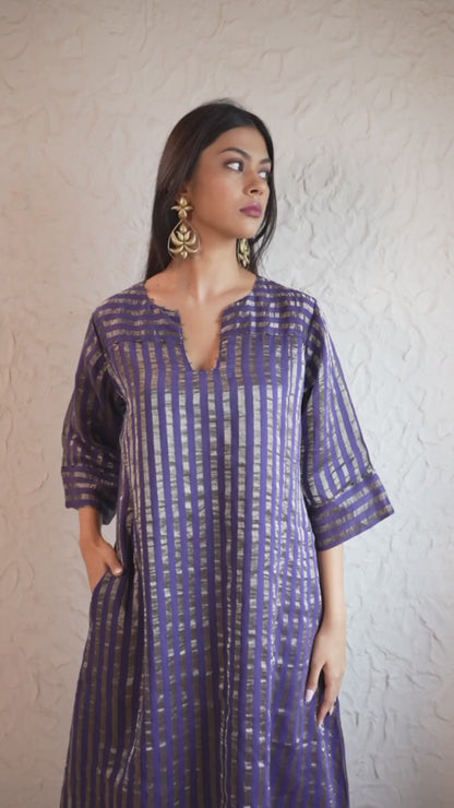 Reyna Striped Kurta Set