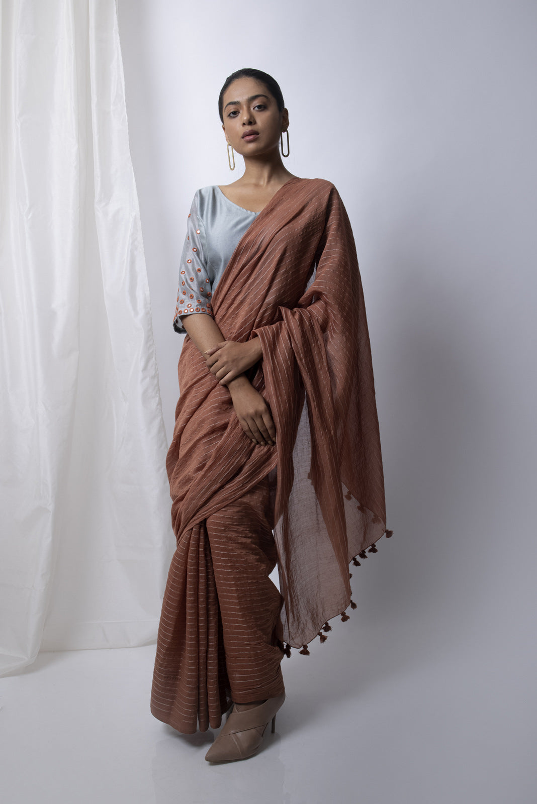 Buy Ready to Wear Wrap in One Minute Full Stitch Pleated Saree With Custom  Stitch Blouse, Pre Stitched Pleated Saree, Easy Drape Saree Blouse Online  in India - Etsy