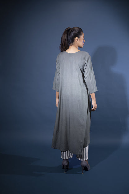 Seaweed Tunic with Striped pants