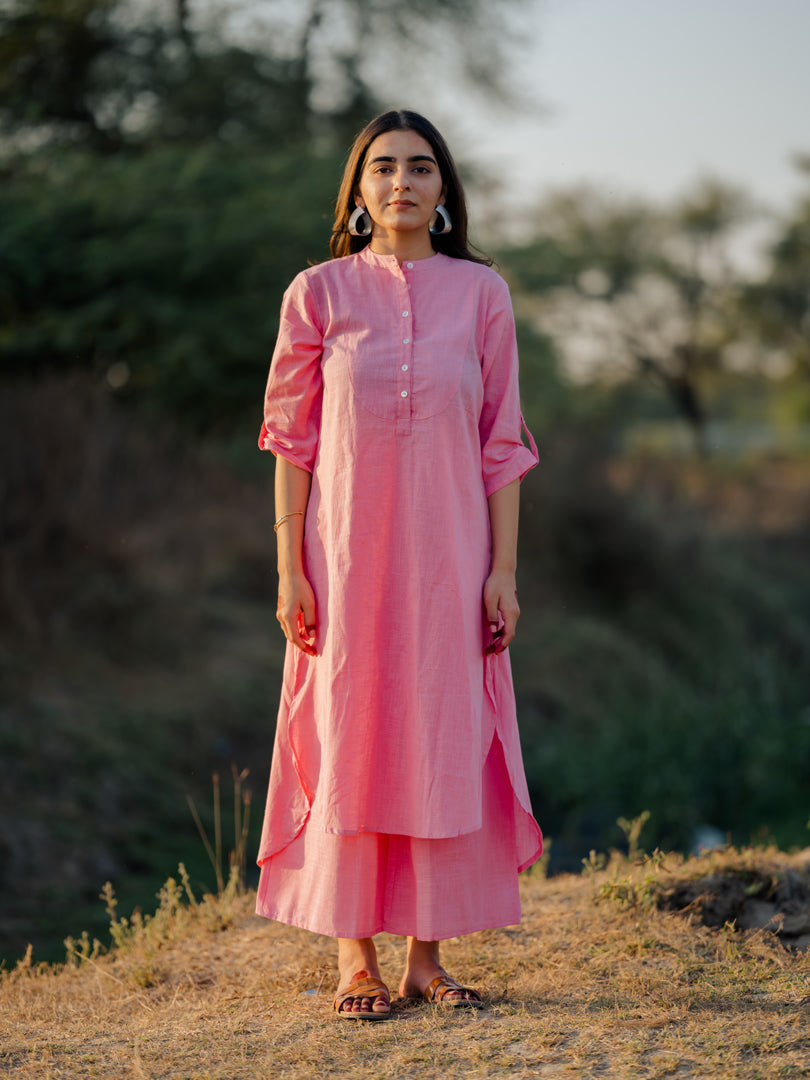 Light pink kurta set