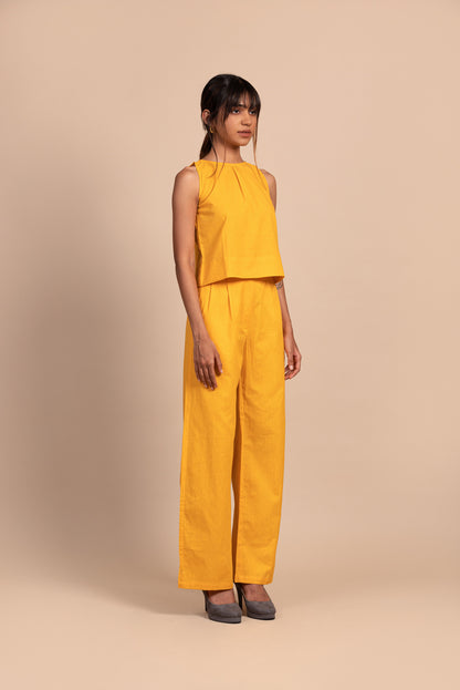 Yellow Cotton Co-Ord