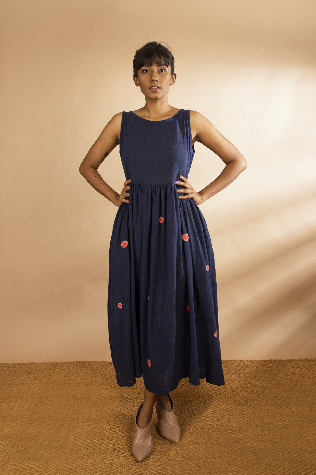 Manee' Gathered Dress – Silai Studio